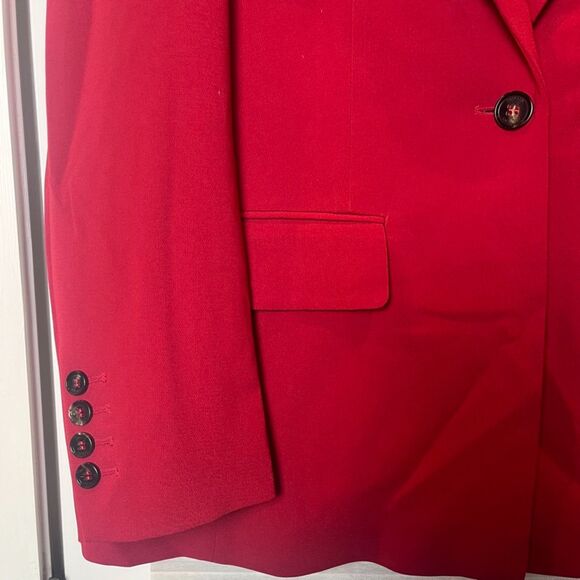 MARC CAIN • Red Blazer w/ Sash Belt (removeable) • Size US 14 (N6) - Picture 8 of 10